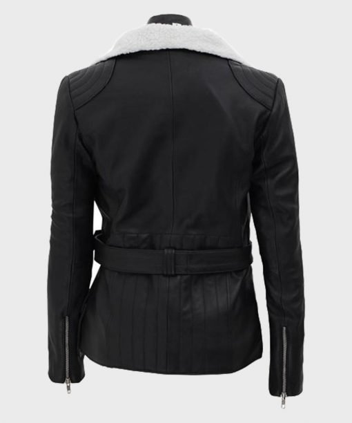 Womens-Shearling-Black-Belted-Biker-Leather-Jacket-3